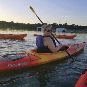 south florida singles club members out kayaking on the water