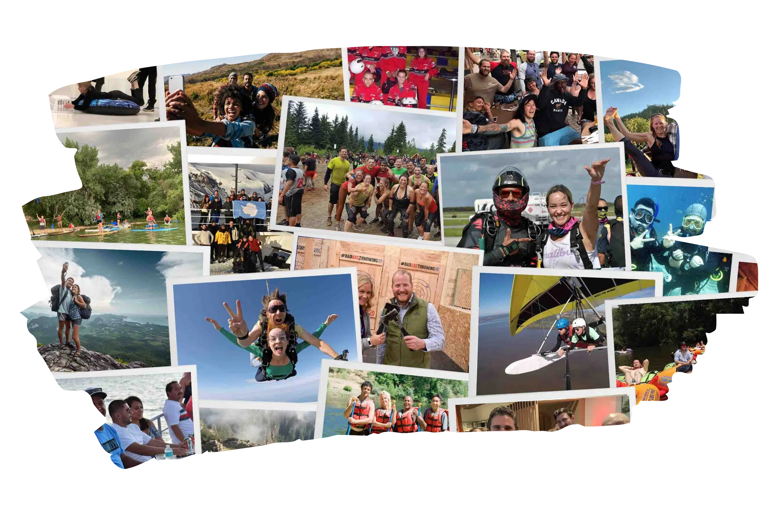 Events and Adventures singles club members at real group events